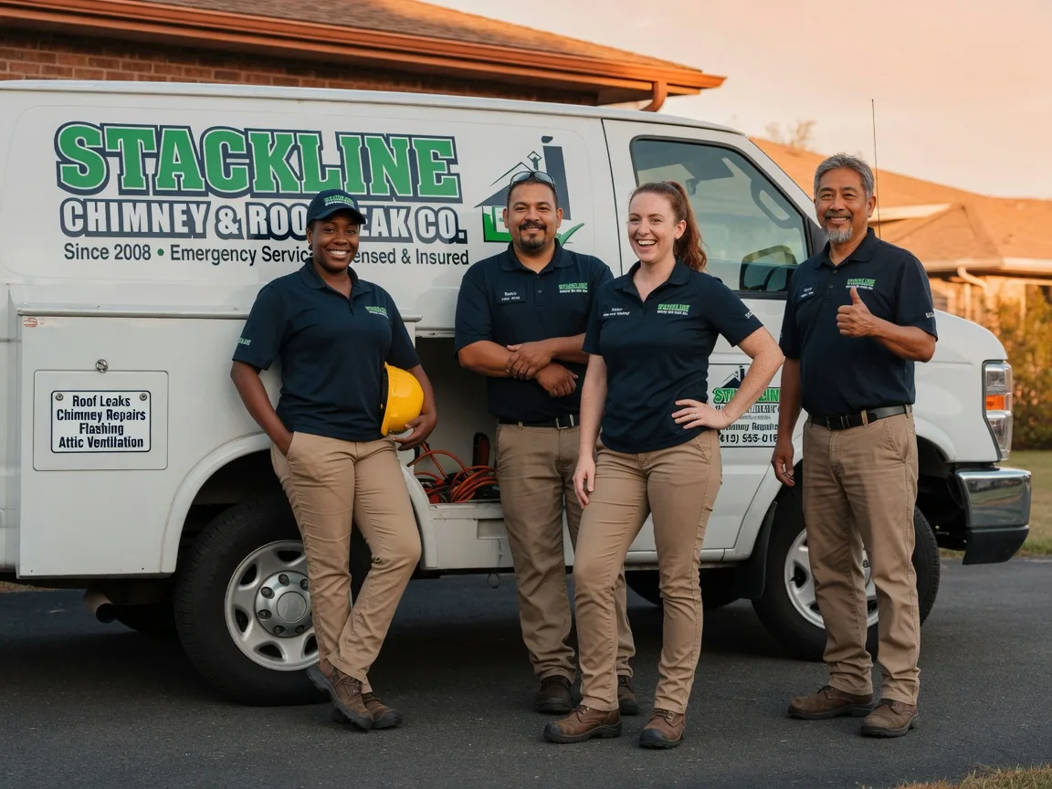 Chimney flashing repair company in Mabie, WV